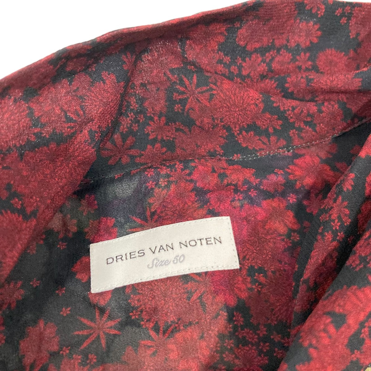 DRIES VAN NOTEN パッチワークプリント半袖シャツ 古着・中古-6枚目のアイテム画像