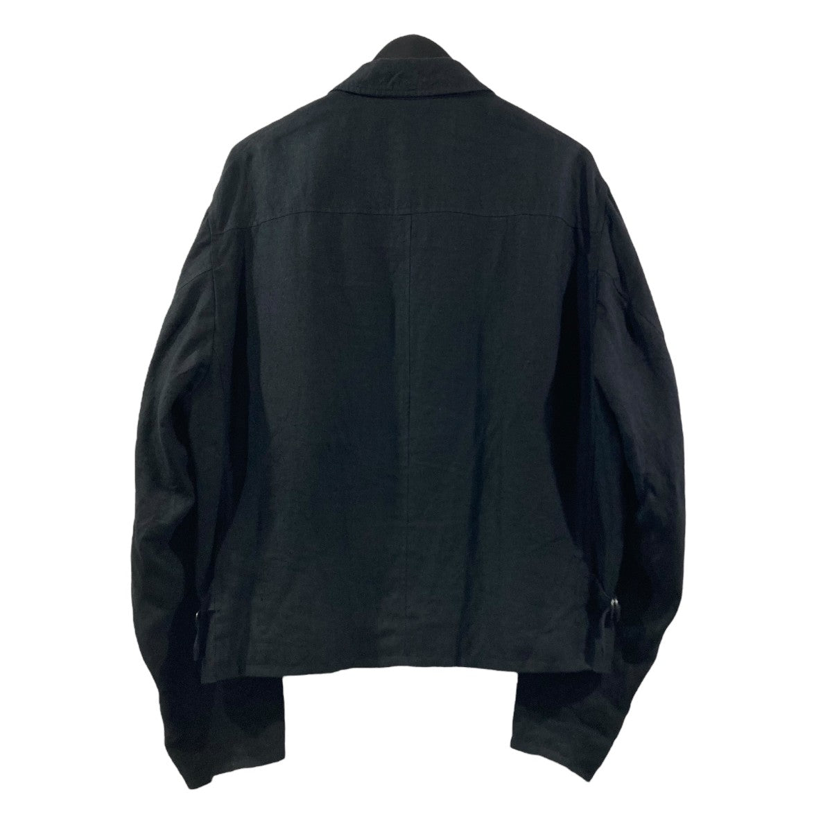 COMOLIコモリ　黒 コットンギャバウォッシュドコート　ショート丈  サイズ2 COMOLIコモリ 黒 コットンギャバウォッシュドコート ショート丈