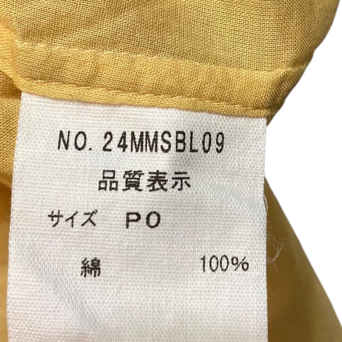 SHEER DADDY SHIRTS長袖シャツ24MMSBL09