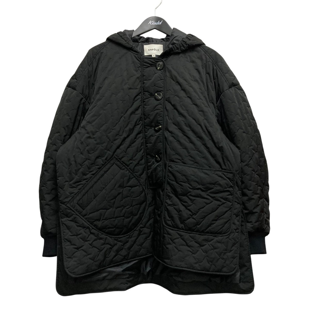 ENFOLD(エンフォルド) SOLOTEXツイルドットキルトブルゾン
