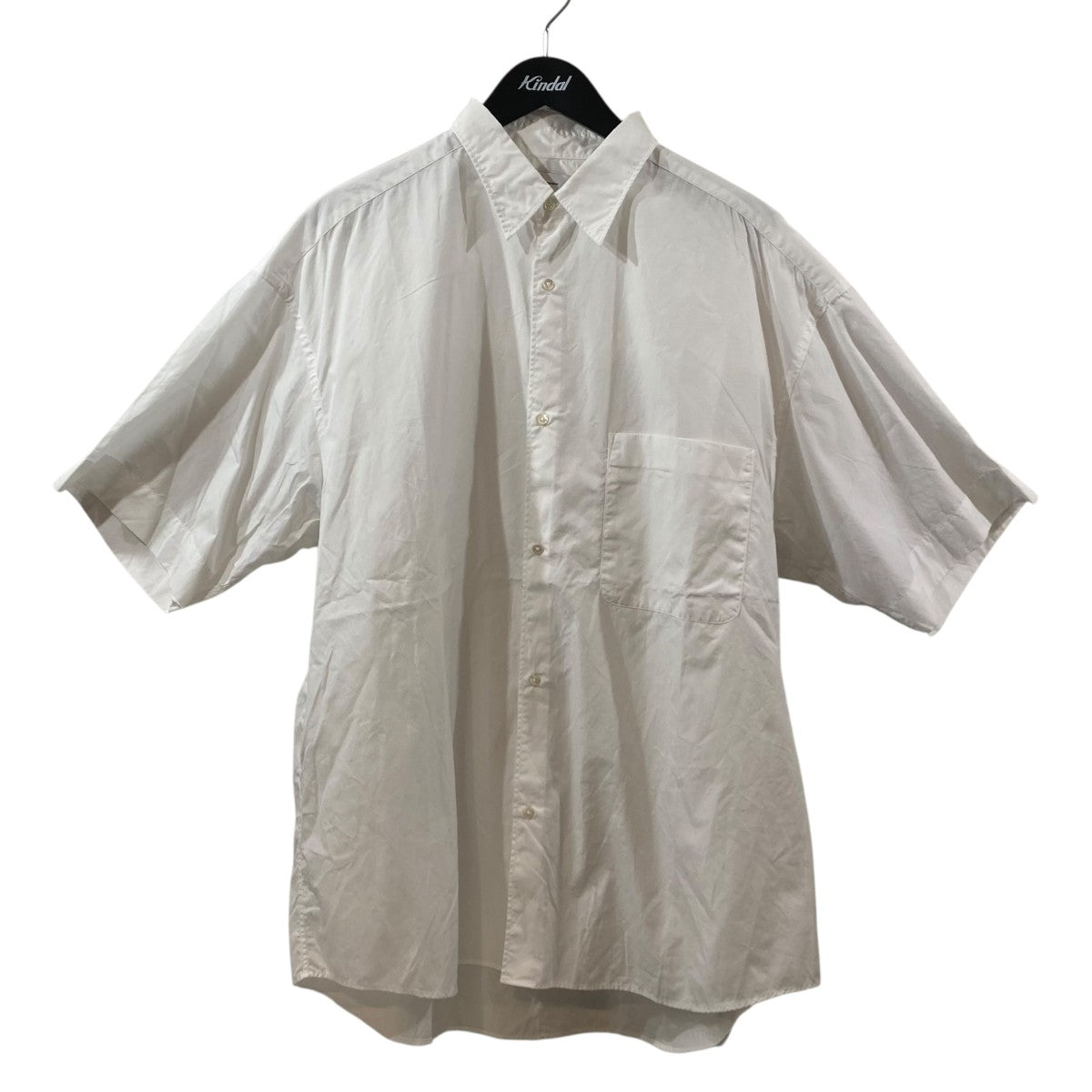 Graphpaper 白シャツ 半袖 Graphpaper(グラフペーパー) Broad Oversized S S Shirt半袖シャツ