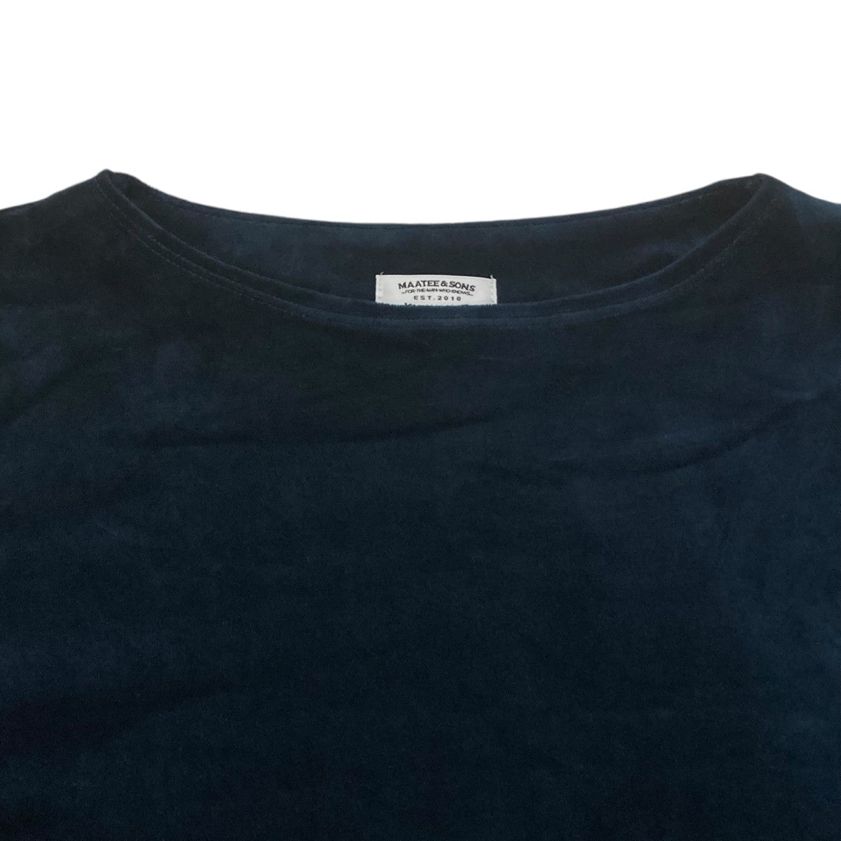 MAATEE＆SONS SUVIN VELOUR BOAT TEE半袖TシャツMT4103-0807 古着・中古-3枚目のアイテム画像