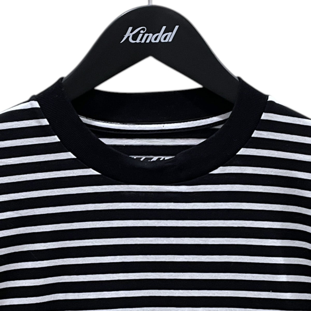 ストライプ柄裾ドローコードTシャツ BALLOON STRIPES T SHIRT バルーン ストライプテイーシャツ