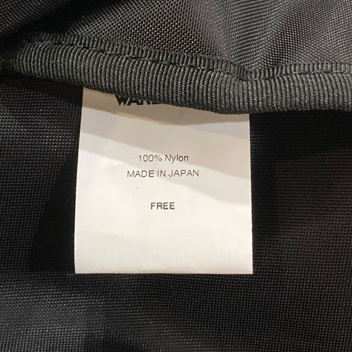 warenfaus ブラック ナイロン ショルダーバッグ WARENFAUS(ワーレンファウス) Range TASUKIナイロンショルダー