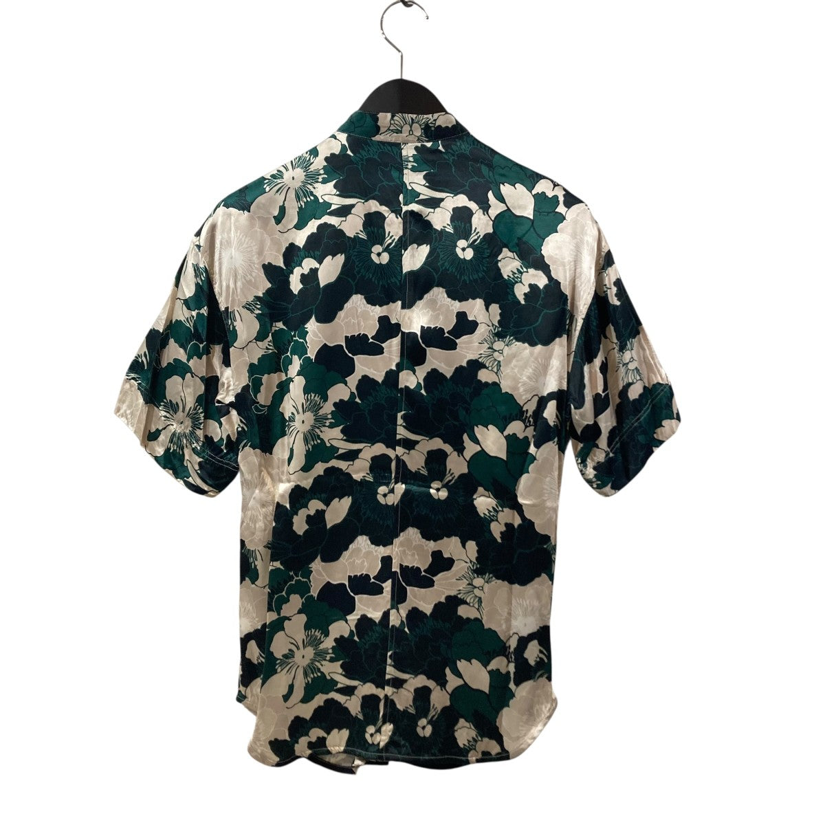 FLOWER PIRINT DRAPE BLOUSE半袖シャツ21SBL004