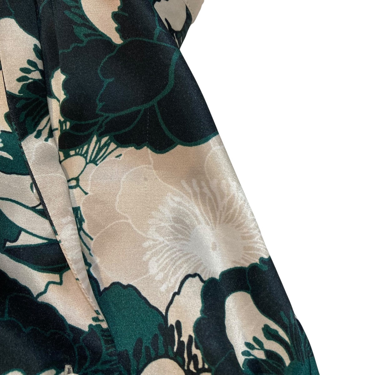 FLOWER PIRINT DRAPE BLOUSE半袖シャツ21SBL004
