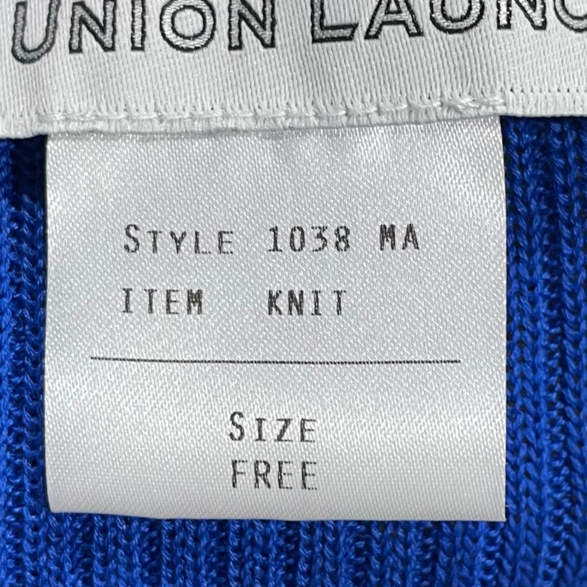 UNION LAUNCH ノースリーブニットワンピース TANK KNIT DRESS タンクニットドレス 3910800083 古着・中古-5枚目のアイテム画像