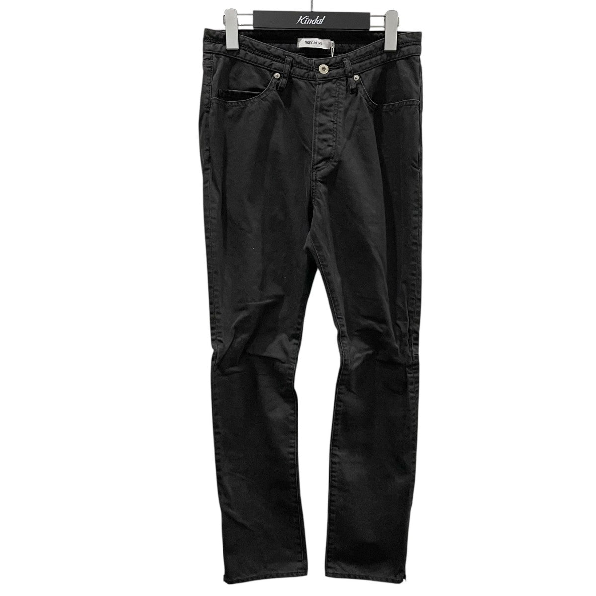 加工裾ジップデニムパンツ DWELLER 5P JEANS NR COTTON DRILL PIGMENT DYE NN-P4707