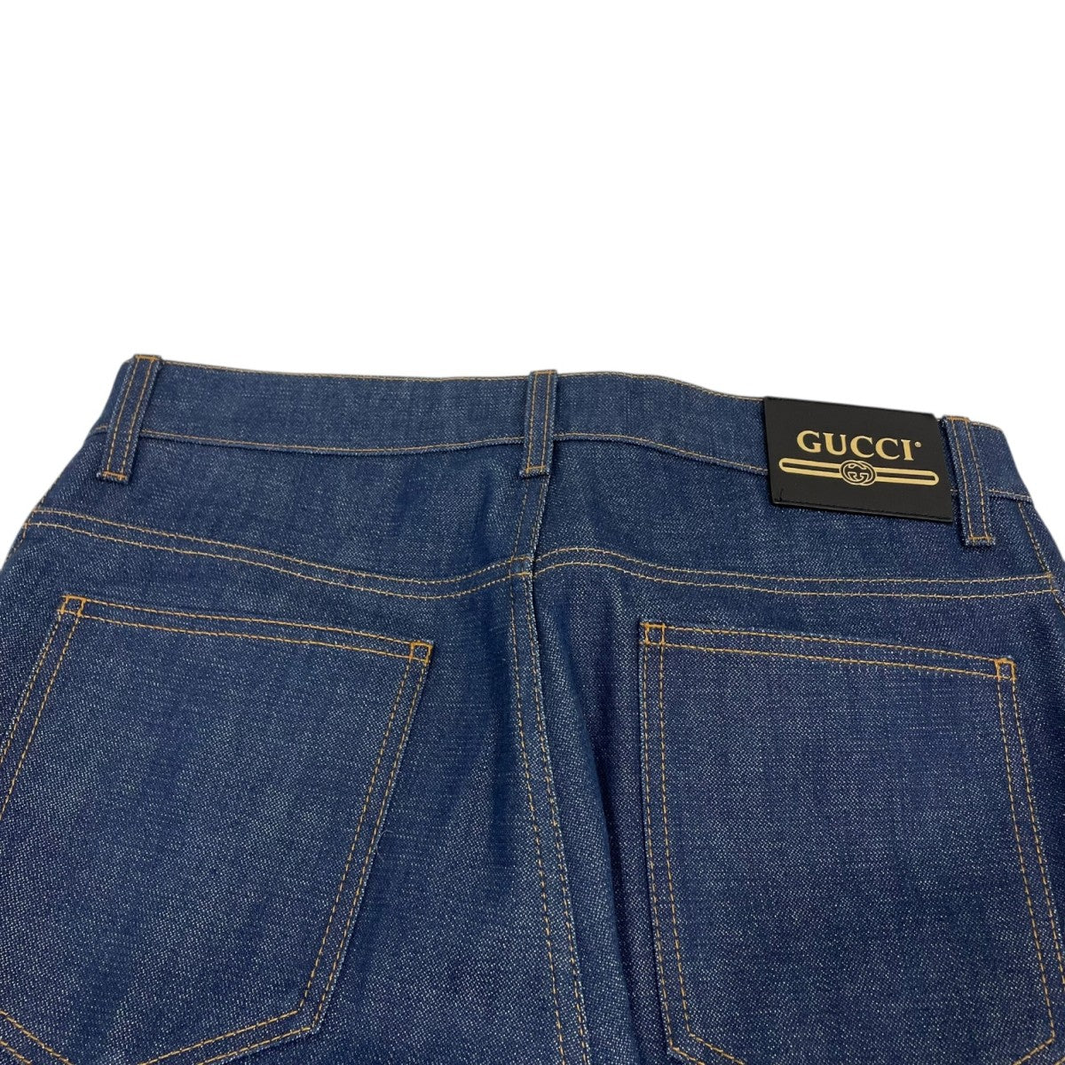 GUCCI 折り返し付き デニムパンツ700949 XDCEQ 古着・中古-4枚目のアイテム画像