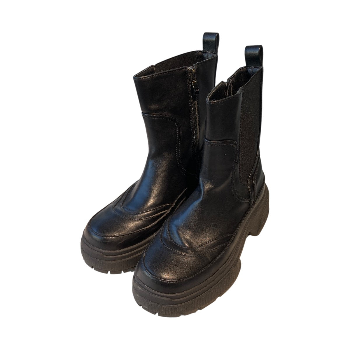 V．LEATHER BOOTSジップブーツPAES-06