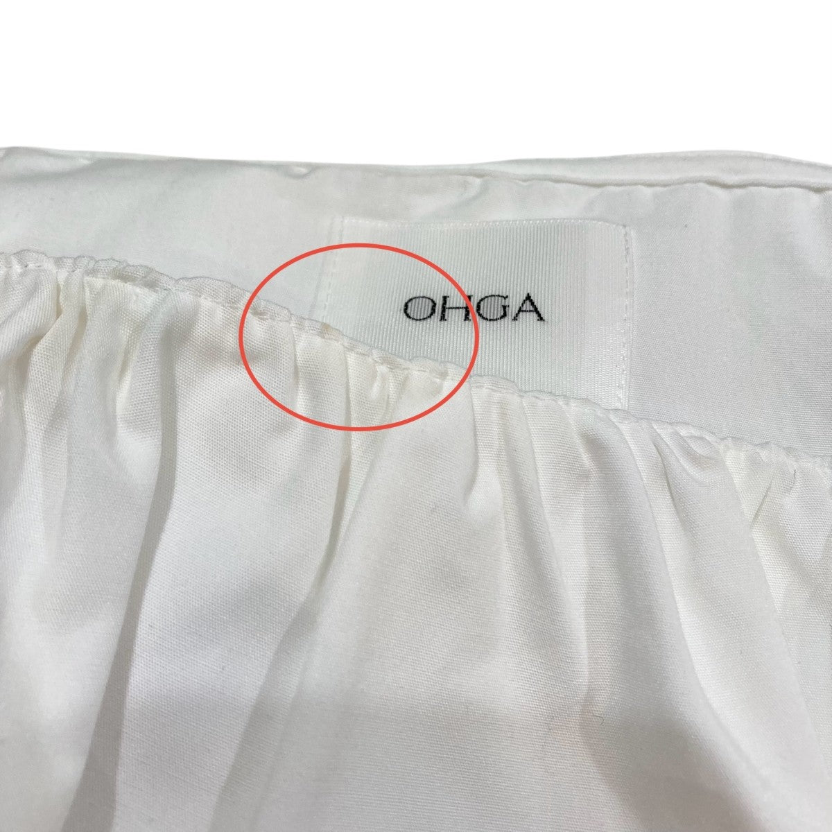 25SSラッフルショルダーブラウス長袖ブラウスOHGA-1178-2