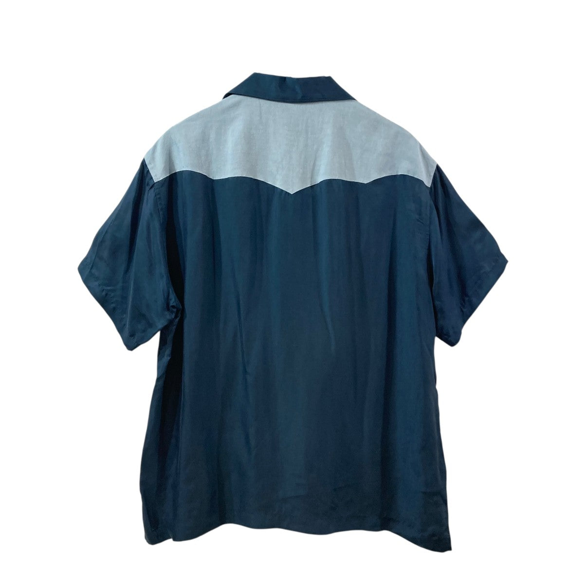 POWDERY CUPRA OPEN COLLOER SHIRTS半袖シャツA00141SH