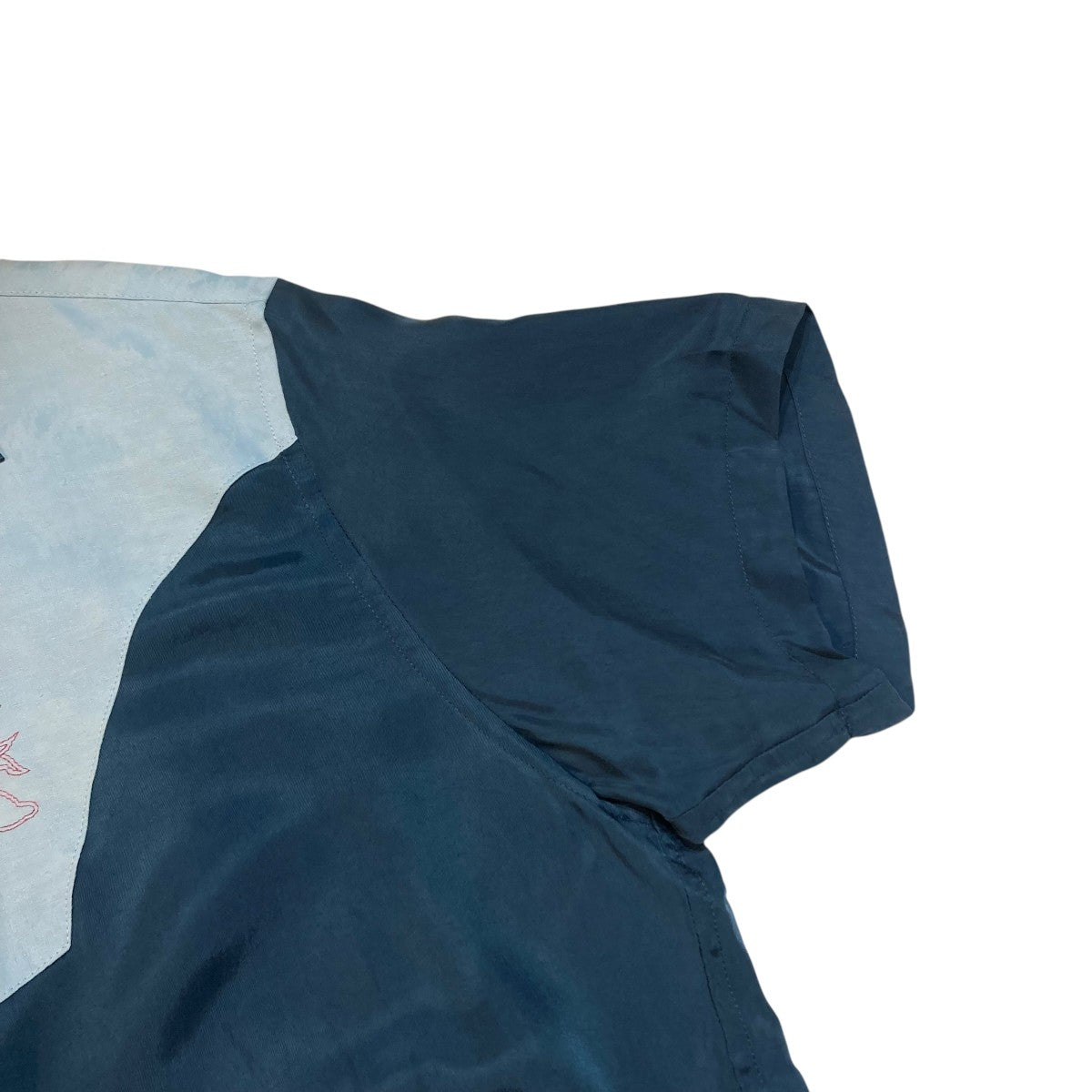 POWDERY CUPRA OPEN COLLOER SHIRTS半袖シャツA00141SH
