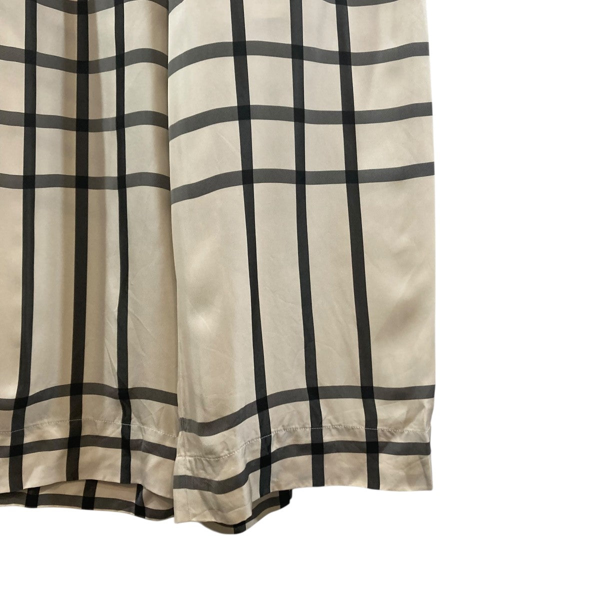 23AWCUPRO CHECK WIDE LEG PANTSチェックパンツ232-13261