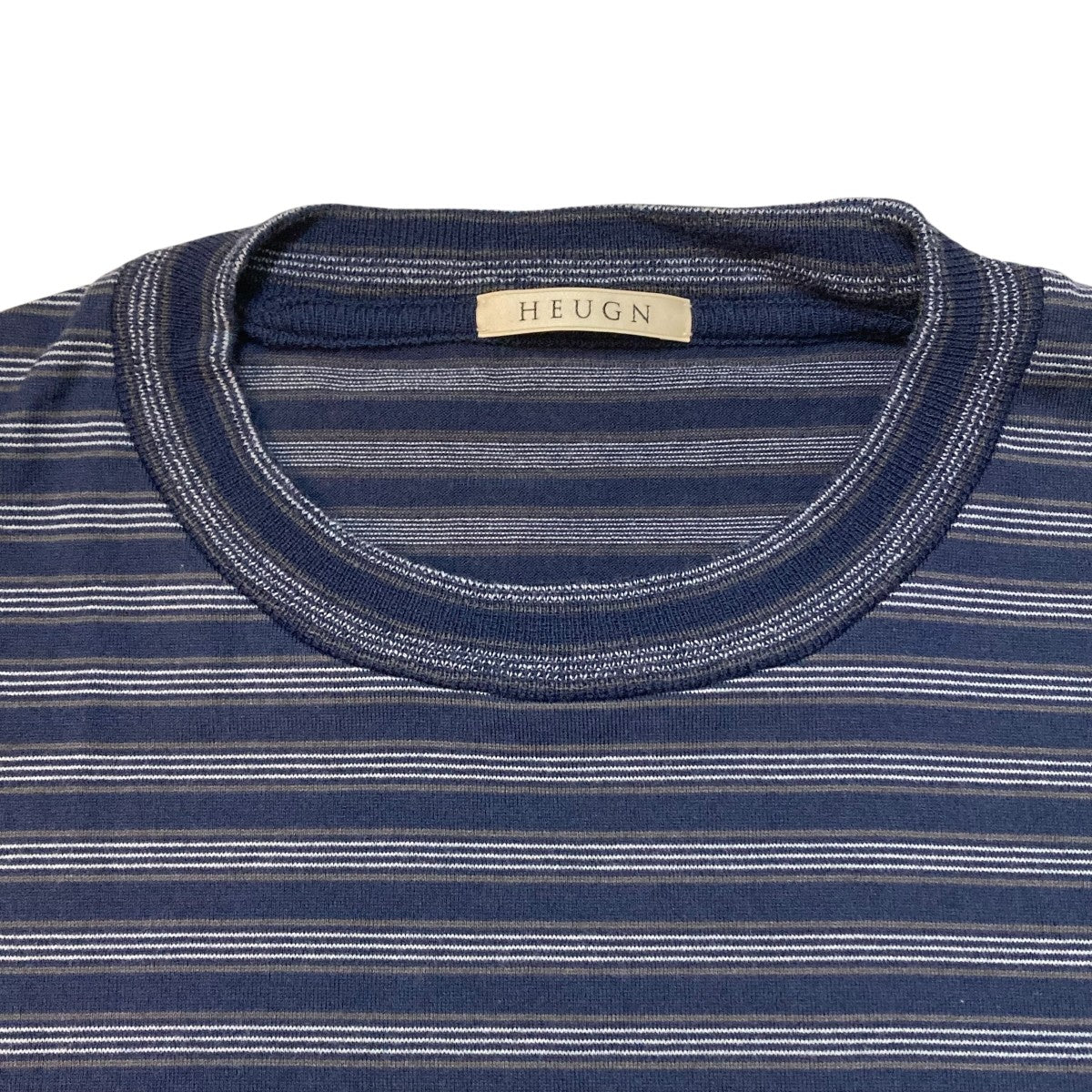 HEUGN Carl WOOL TボーダーボーダーTシャツCUT 004 古着・中古-3枚目のアイテム画像