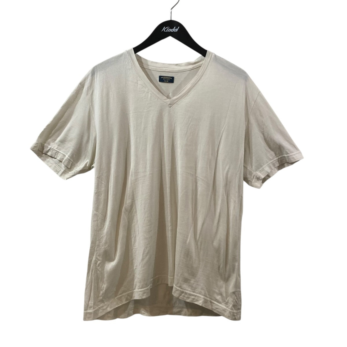 MAATEE＆SONS WASHABLE SILK V NECK TEE MTMU3103-0802 古着・中古-1枚目のアイテム画像