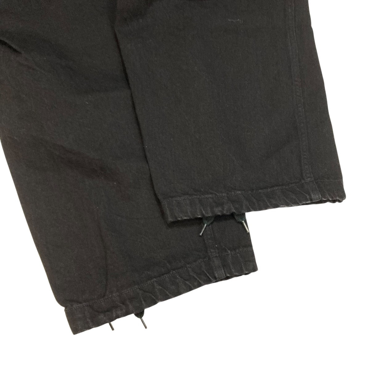 COMOLI(コモリ) ブラックデニムb．d．uパンツ X01-03012 X01-03012