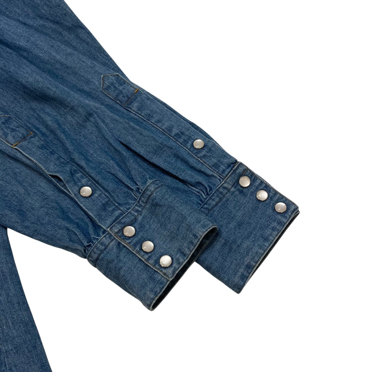 MAATEE＆SONS LIGHTOZ DENIM チグハグWESTERNデニムシャツMT3303-0605 古着・中古-4枚目のアイテム画像