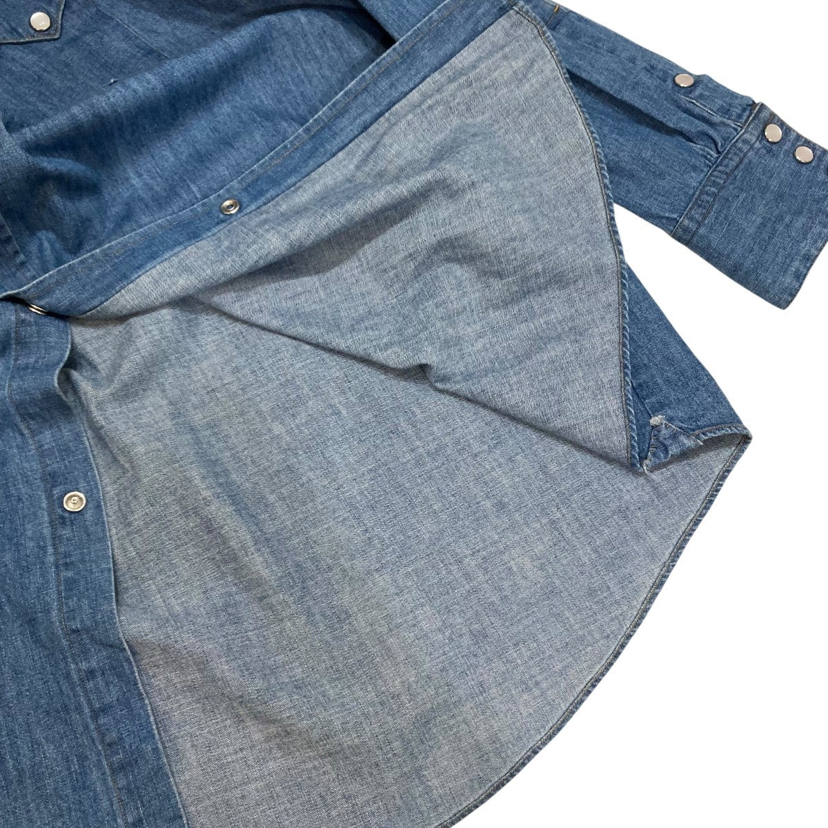 MAATEE＆SONS LIGHTOZ DENIM チグハグWESTERNデニムシャツMT3303-0605 古着・中古-5枚目のアイテム画像