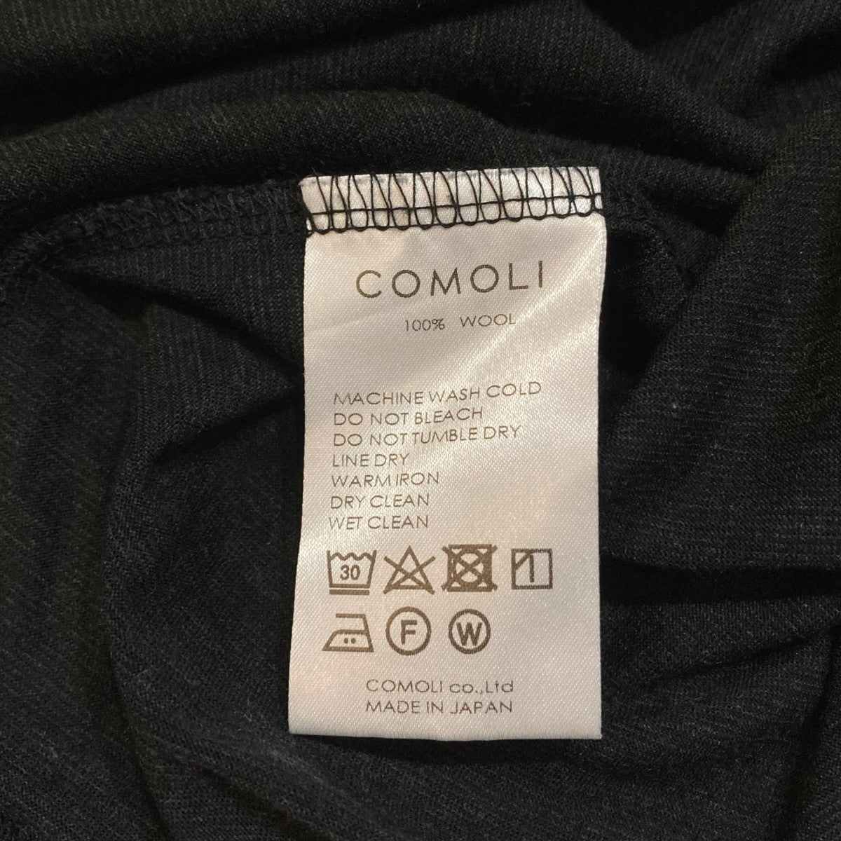 COMOLI サマーウール ノースリーブノースリーブニットシャツノースリーブTシャツZ01-05024 古着・中古-6枚目のアイテム画像