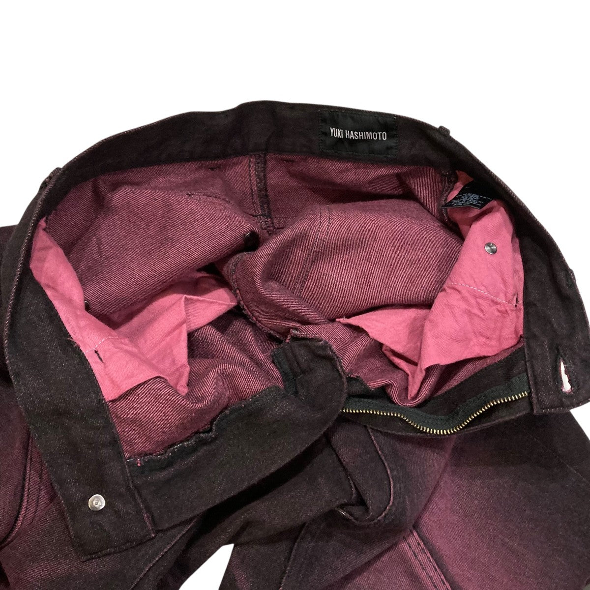 YUKI HASHIMOTO(ユウキハシモト) BAGGY TWISTED DOUBLE KNEE