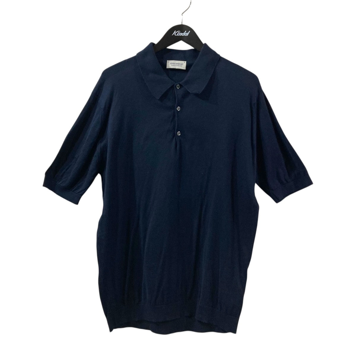 JOHN SMEDLEY(ジョンスメドレー) 半袖ポロシャツ ネイビー サイズ L