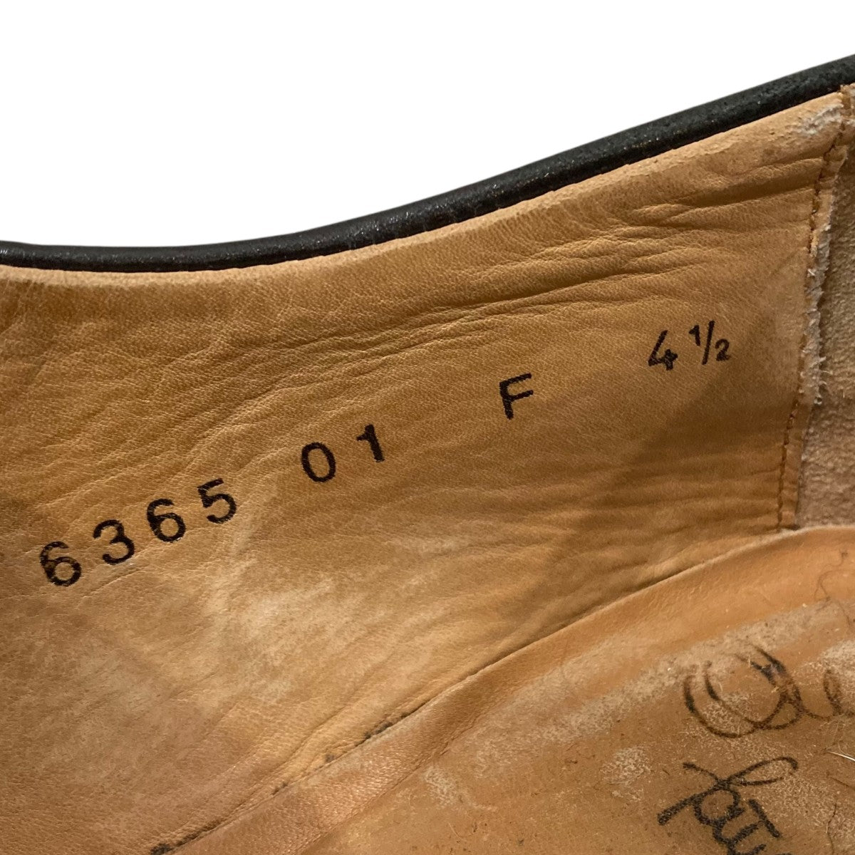 Santoni(サントーニ) レザーシューズ6365 6365 ブラック サイズ 4 1/2