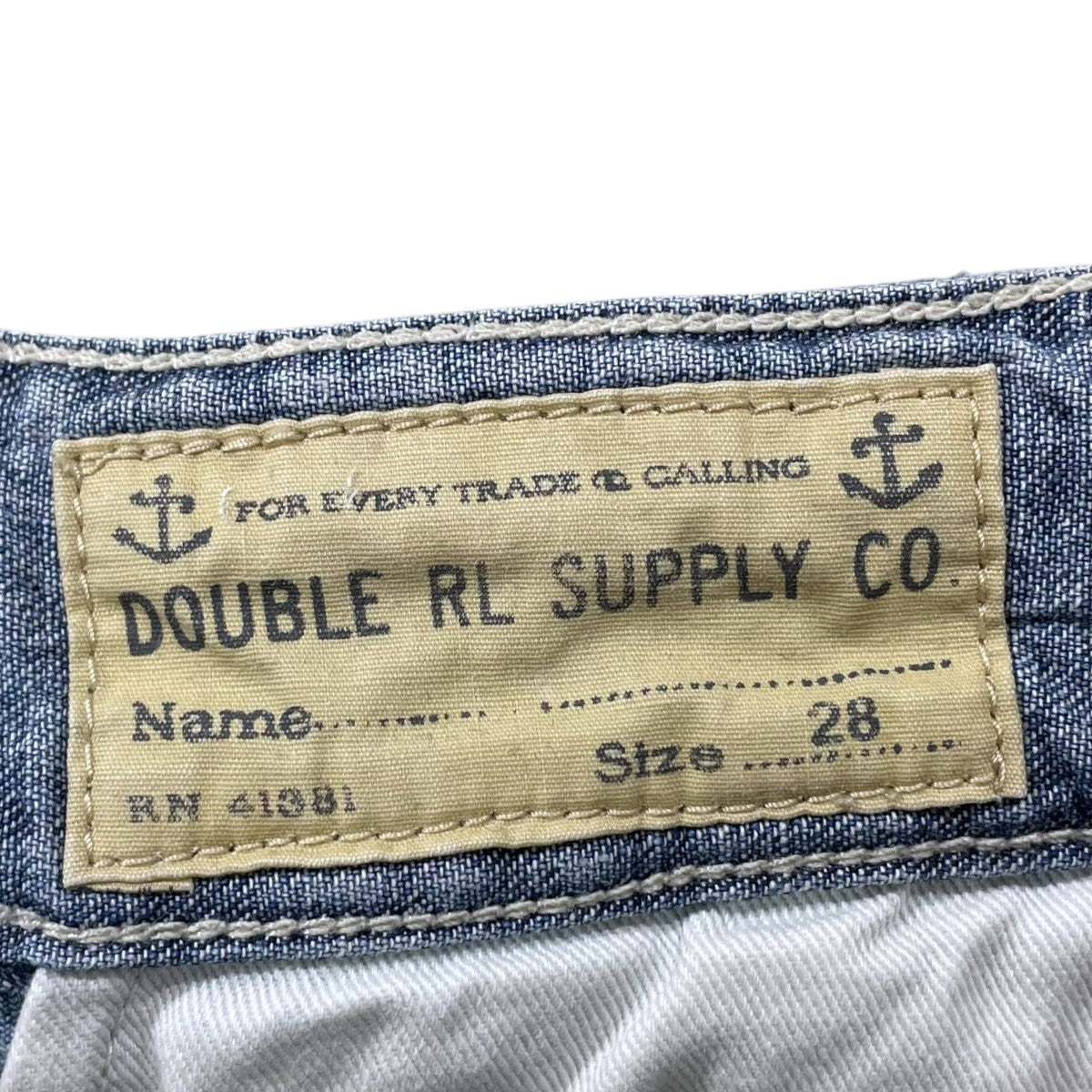 RRL(ダブルアールエル) デニムカーゴショートパンツ 78283046200