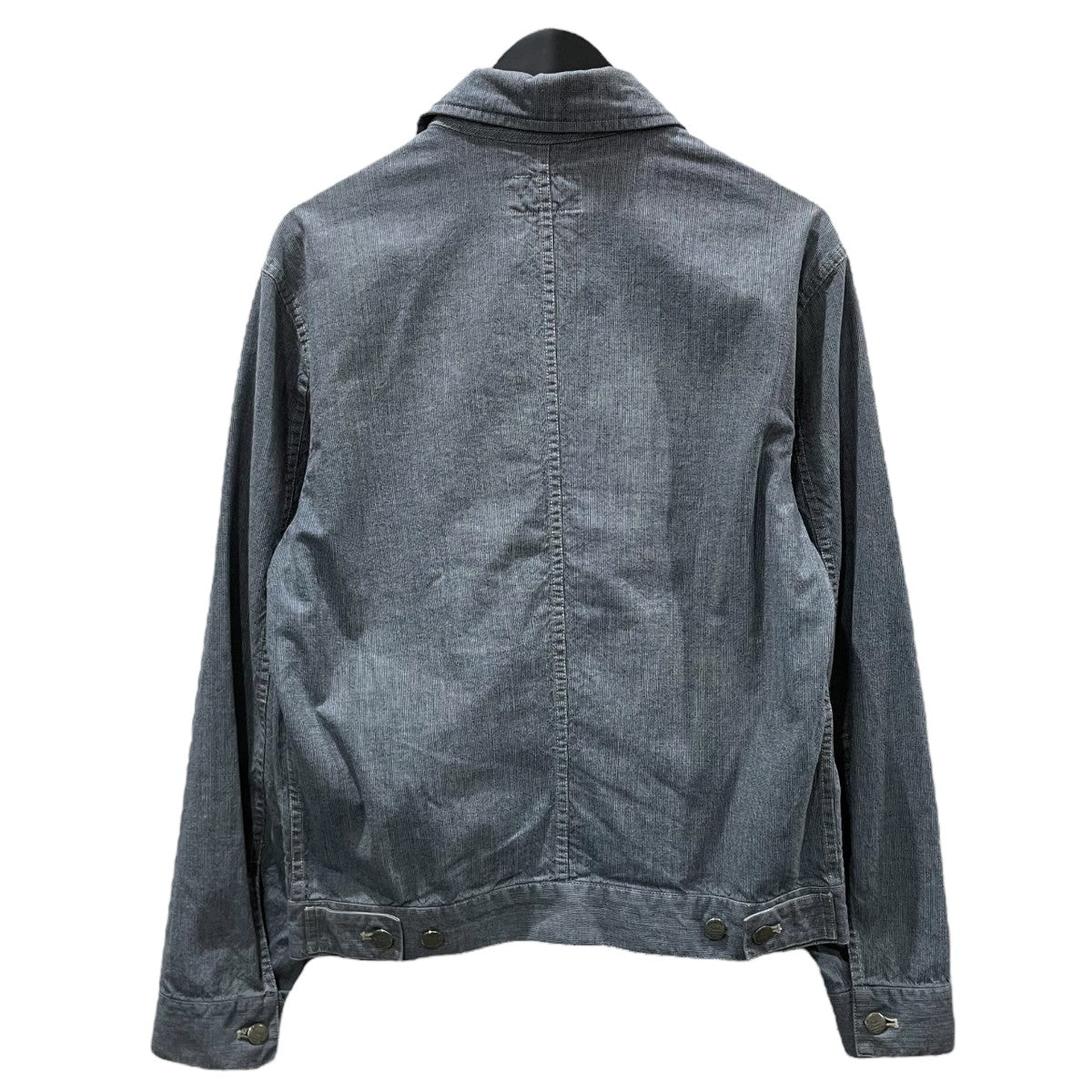チェック柄ジップアップジャケット Indigo Pin-Check Work Jacket インディゴ ピンチェック ワークジャケット
