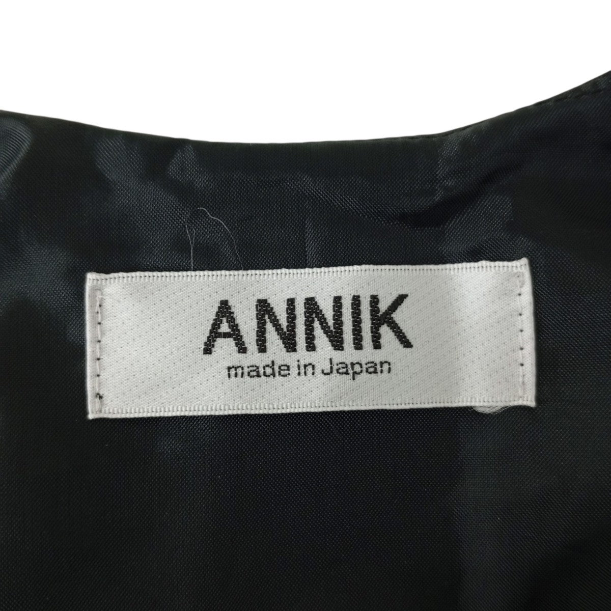 ANNIK Deep U dressノースリーブワンピース 古着・中古-3枚目のアイテム画像