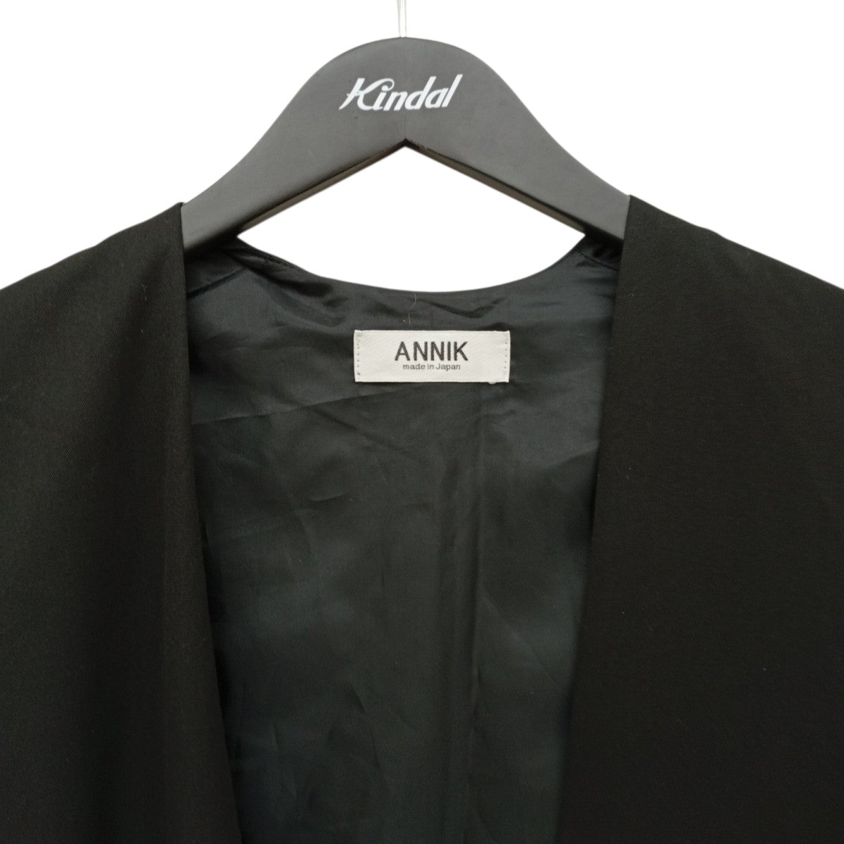 ANNIK Deep U dressノースリーブワンピース 古着・中古-4枚目のアイテム画像