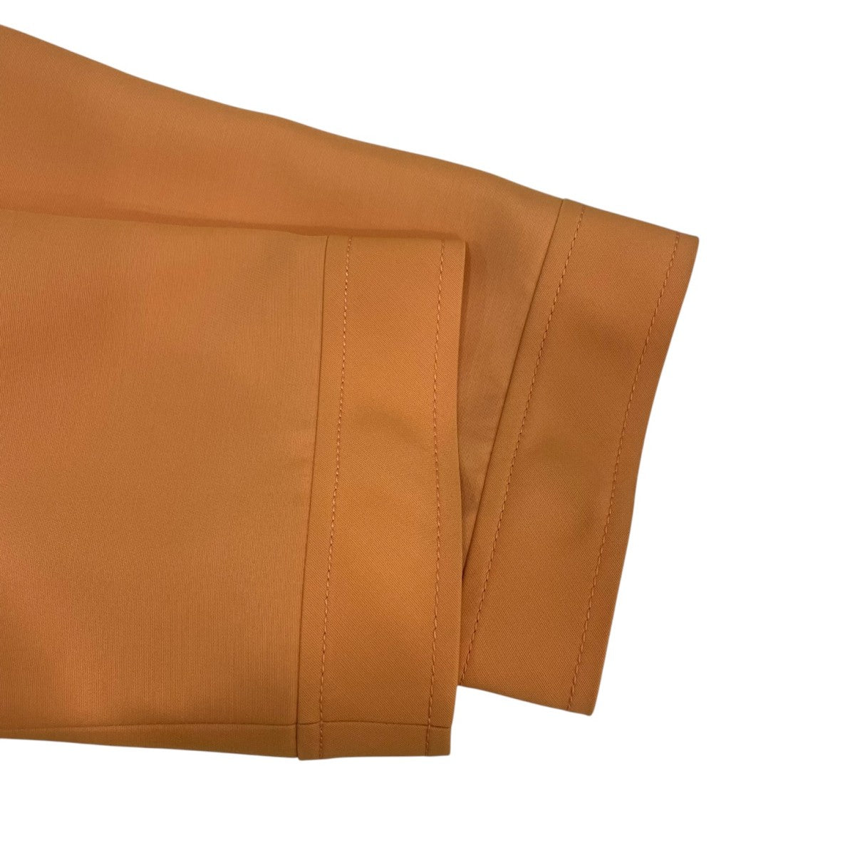 Apricot Wool Silk Cady Button Detail Short Dress半袖ショートドレス596985 zad88