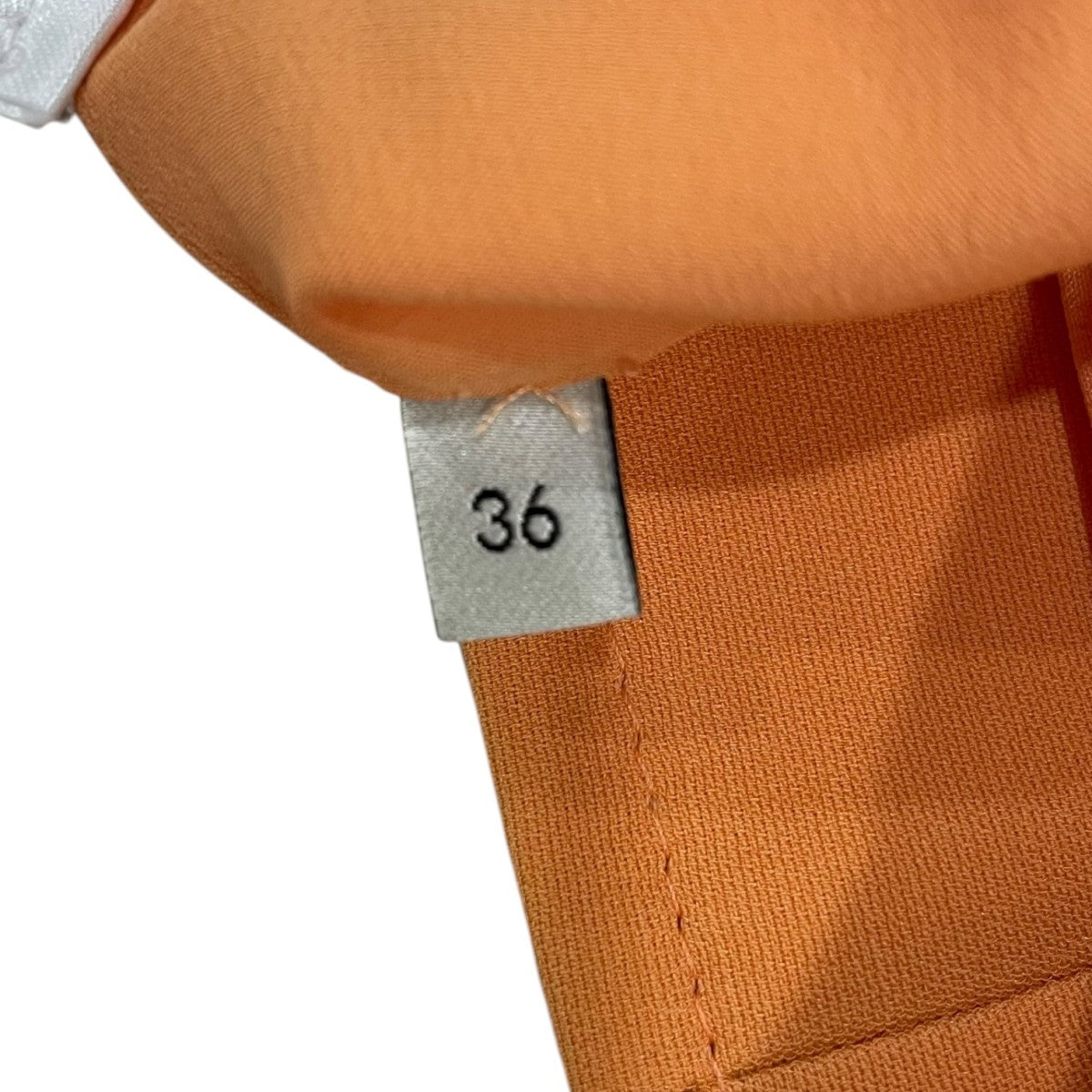 Apricot Wool Silk Cady Button Detail Short Dress半袖ショートドレス596985 zad88