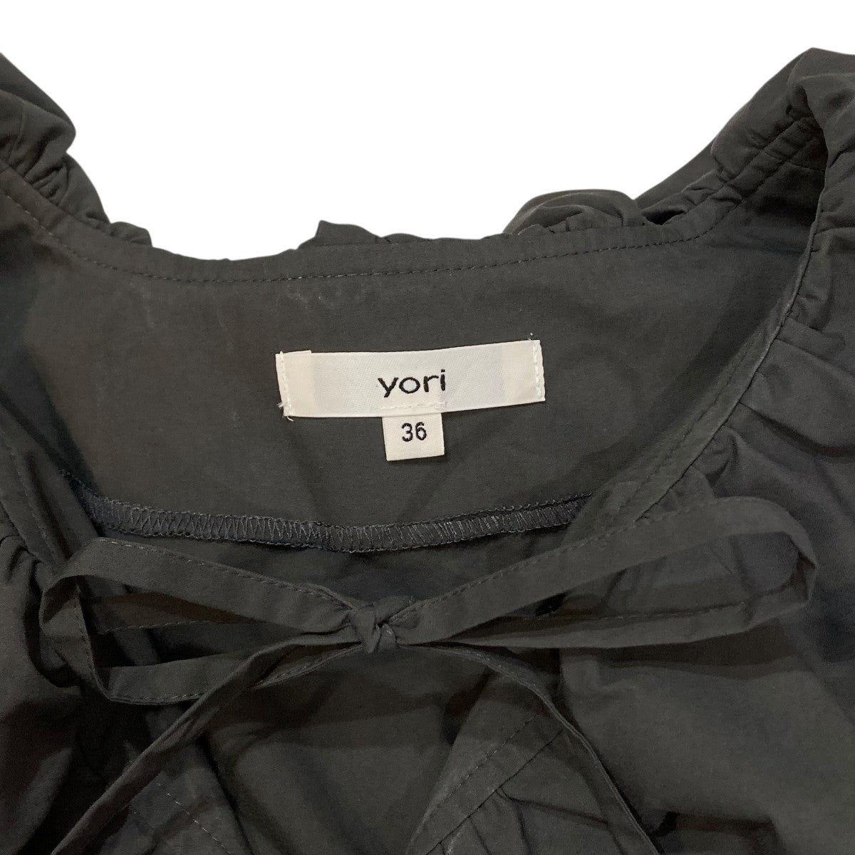 yori ダブルフリルカラーブラウス YR21-23102AW-2 古着・中古-5枚目のアイテム画像