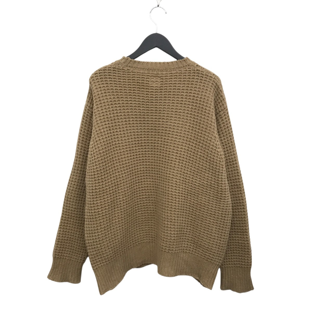 WAFFLE WOOL KNIT BEIGEニット