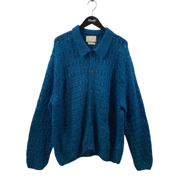 YOKE(ヨーク) 長袖カーディガンYK23SS0489S YK23SS0489S ブルー サイズ