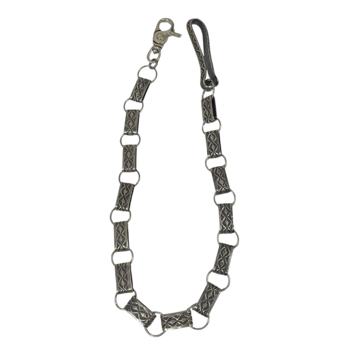 インディアンジュエリー ウォレットチェーン wallet chain Gary Reeves ゲーリーリーブス ナバホ族 古着・中古-1枚目のアイテム画像
