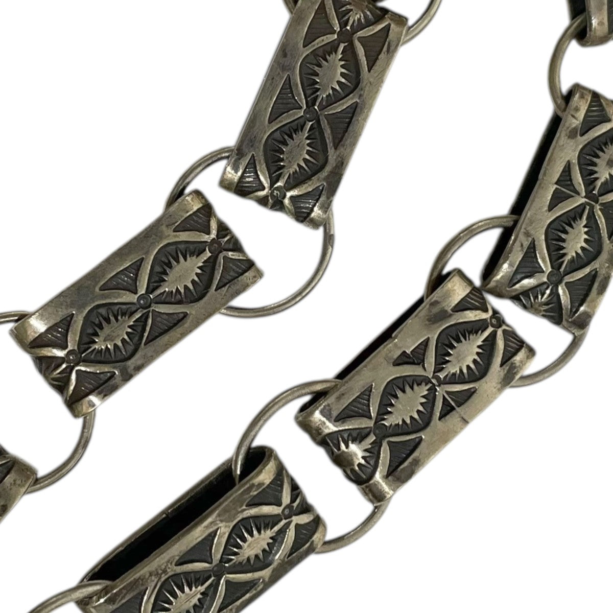 インディアンジュエリー ウォレットチェーン wallet chain Gary Reeves ゲーリーリーブス ナバホ族 古着・中古-2枚目のアイテム画像