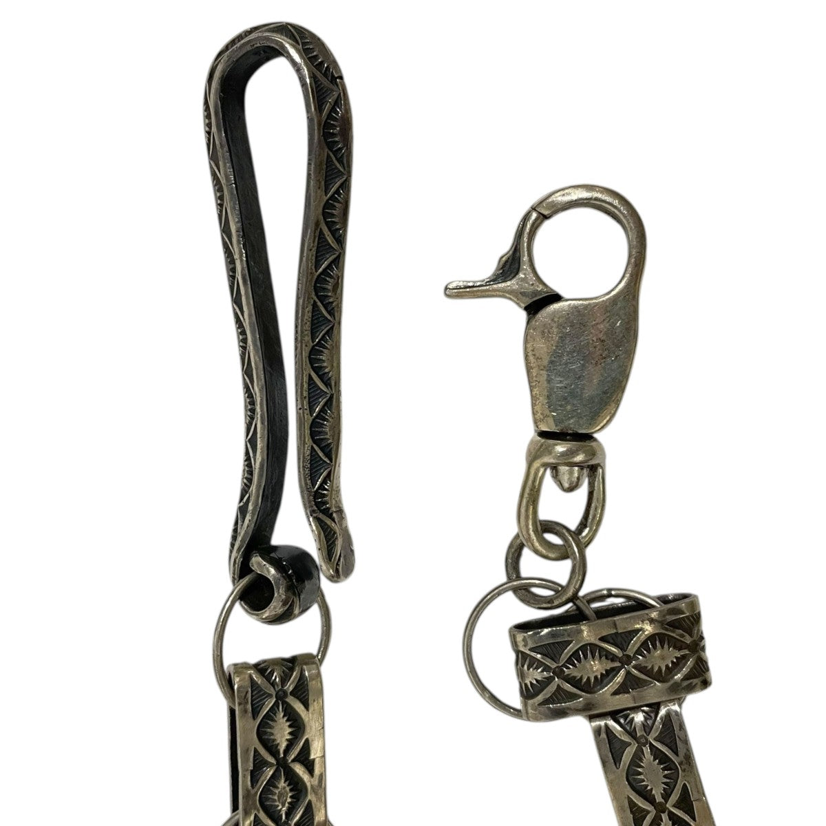 インディアンジュエリー ウォレットチェーン wallet chain Gary Reeves ゲーリーリーブス ナバホ族 古着・中古-3枚目のアイテム画像