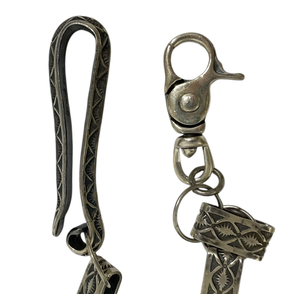 インディアンジュエリー ウォレットチェーン wallet chain Gary Reeves ゲーリーリーブス ナバホ族 古着・中古-4枚目のアイテム画像