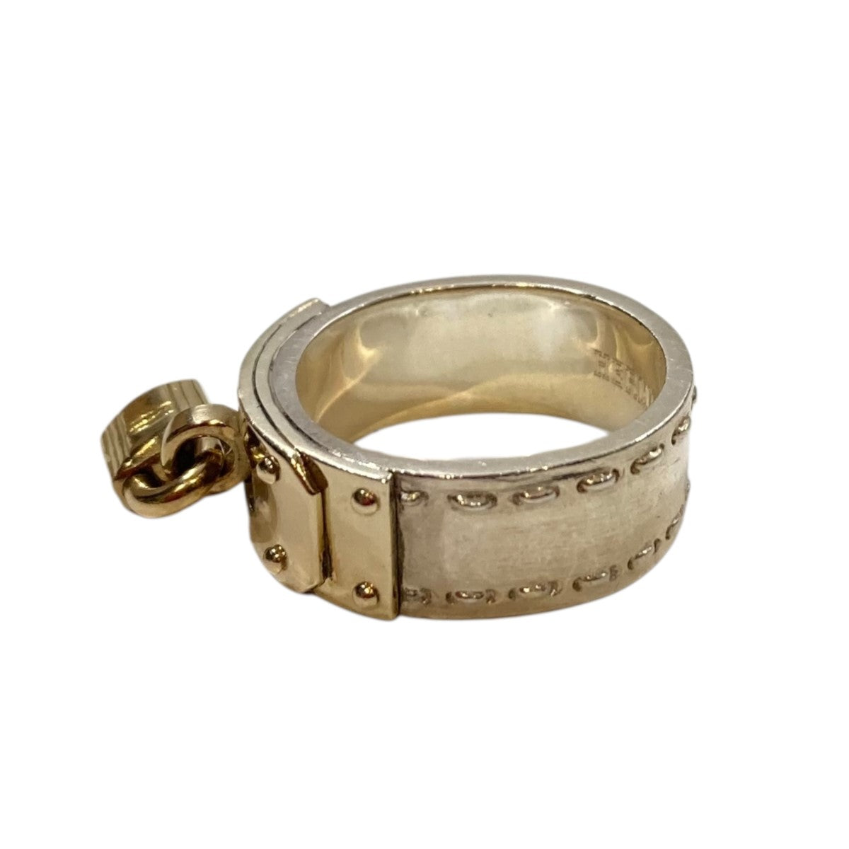 HERMES(エルメス) ケリーリングリング シルバー×ゴールド サイズ