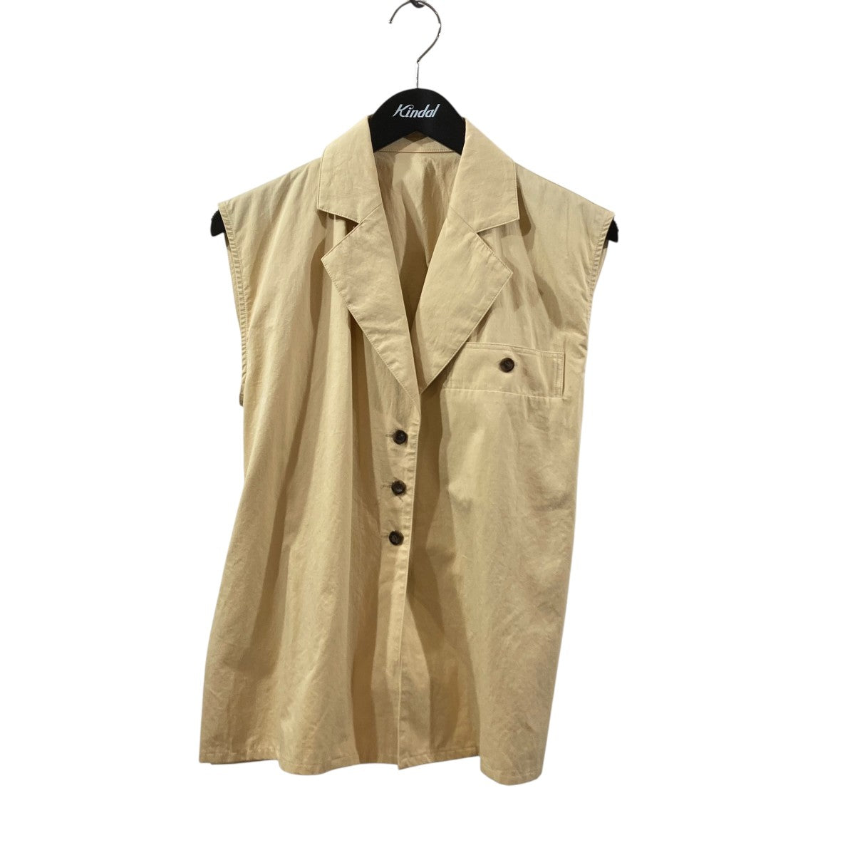 BESTIECOTTON BACK CUTOUT SHIRTSベスト026-024-WSH43