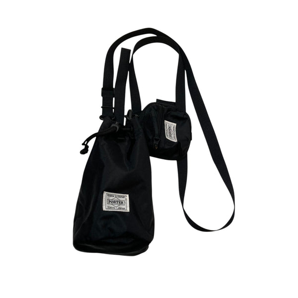 PORTER×HYKE BONSAC MINI COIN CASEショルダーバッグ ブラック｜【公式