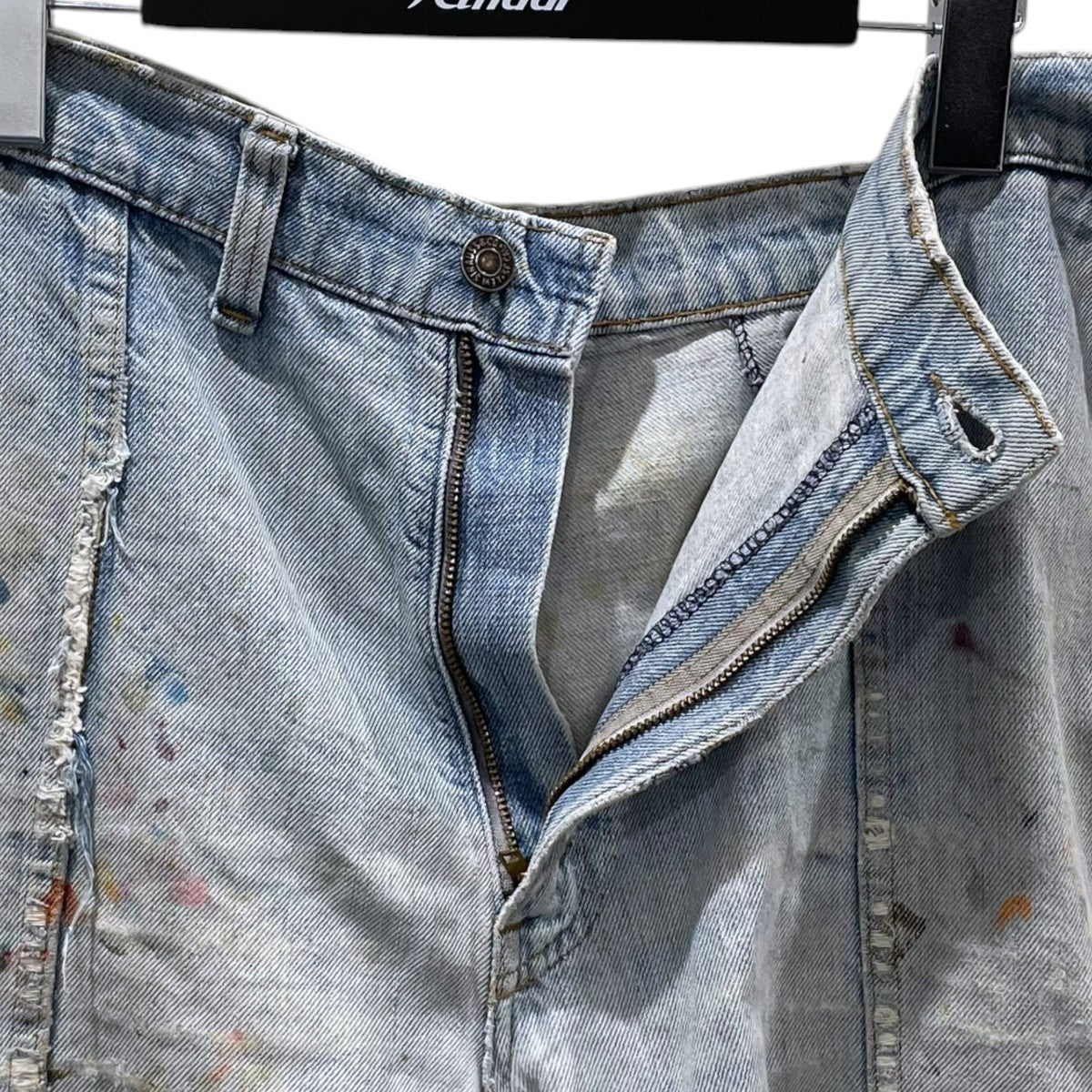 LEVI’S 70〜80s デニムショートパンツ ボタン裏31 42TALON 古着・中古-3枚目のアイテム画像