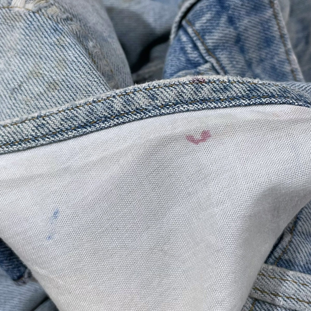 LEVI’S 70〜80s デニムショートパンツ ボタン裏31 42TALON 古着・中古-5枚目のアイテム画像