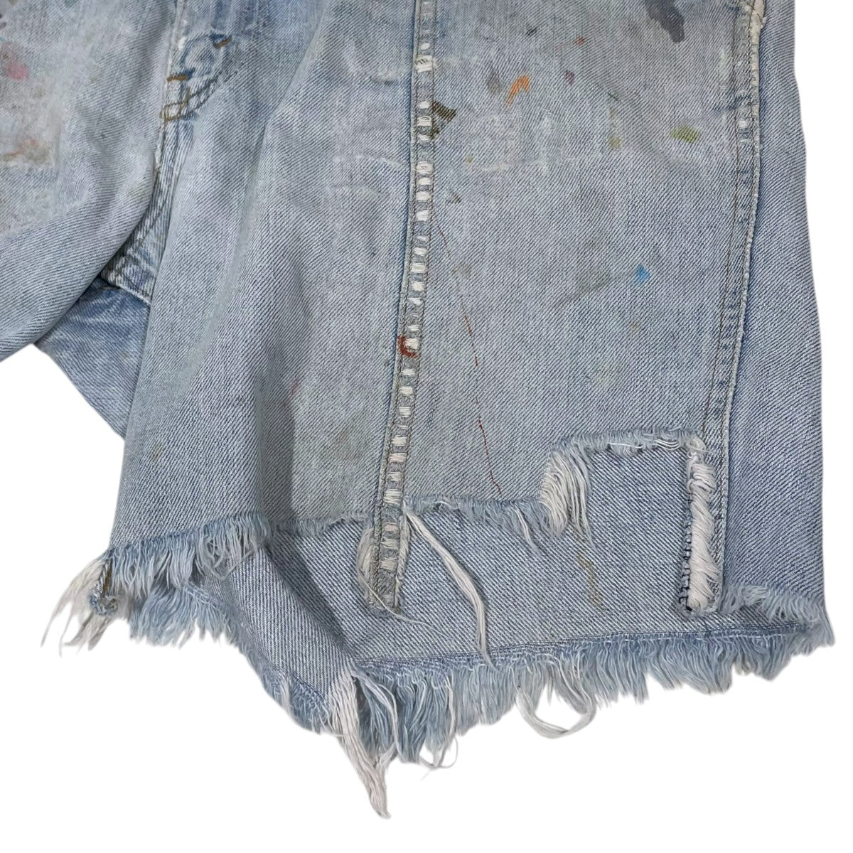 LEVI’S 70〜80s デニムショートパンツ ボタン裏31 42TALON 古着・中古-8枚目のアイテム画像