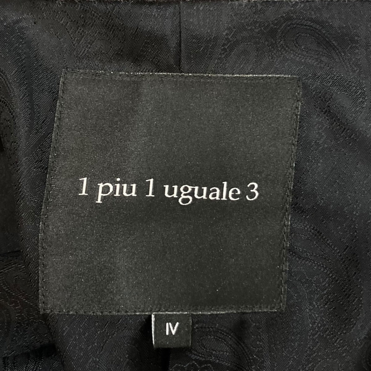 1piu1uguale3(ウノピゥウノウグァーレトレ) CRAZY WRAP COAT