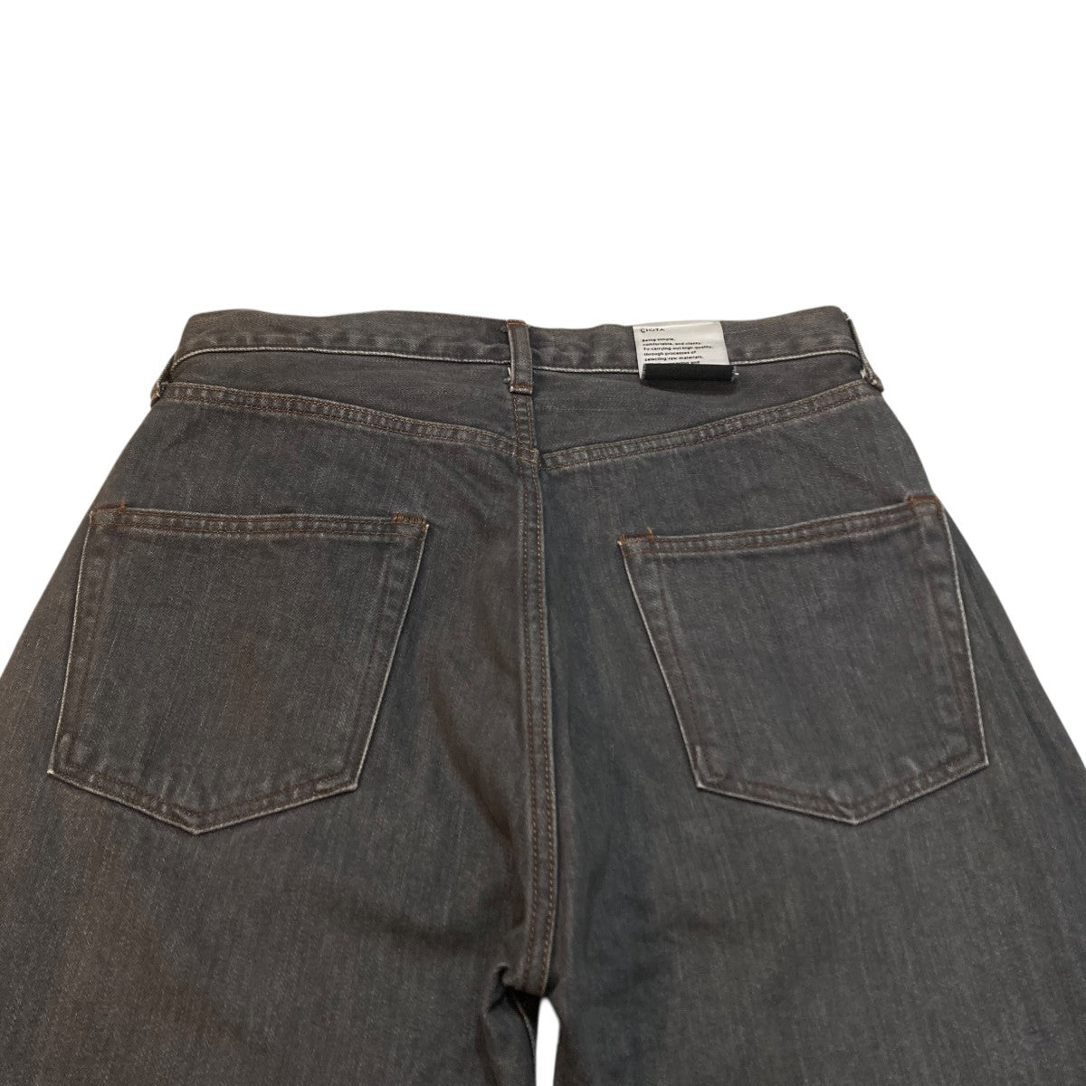 CIOTA(シオタ) 13．5oz ストレートデニム NPTM-1STB NPTM-1STB グレー