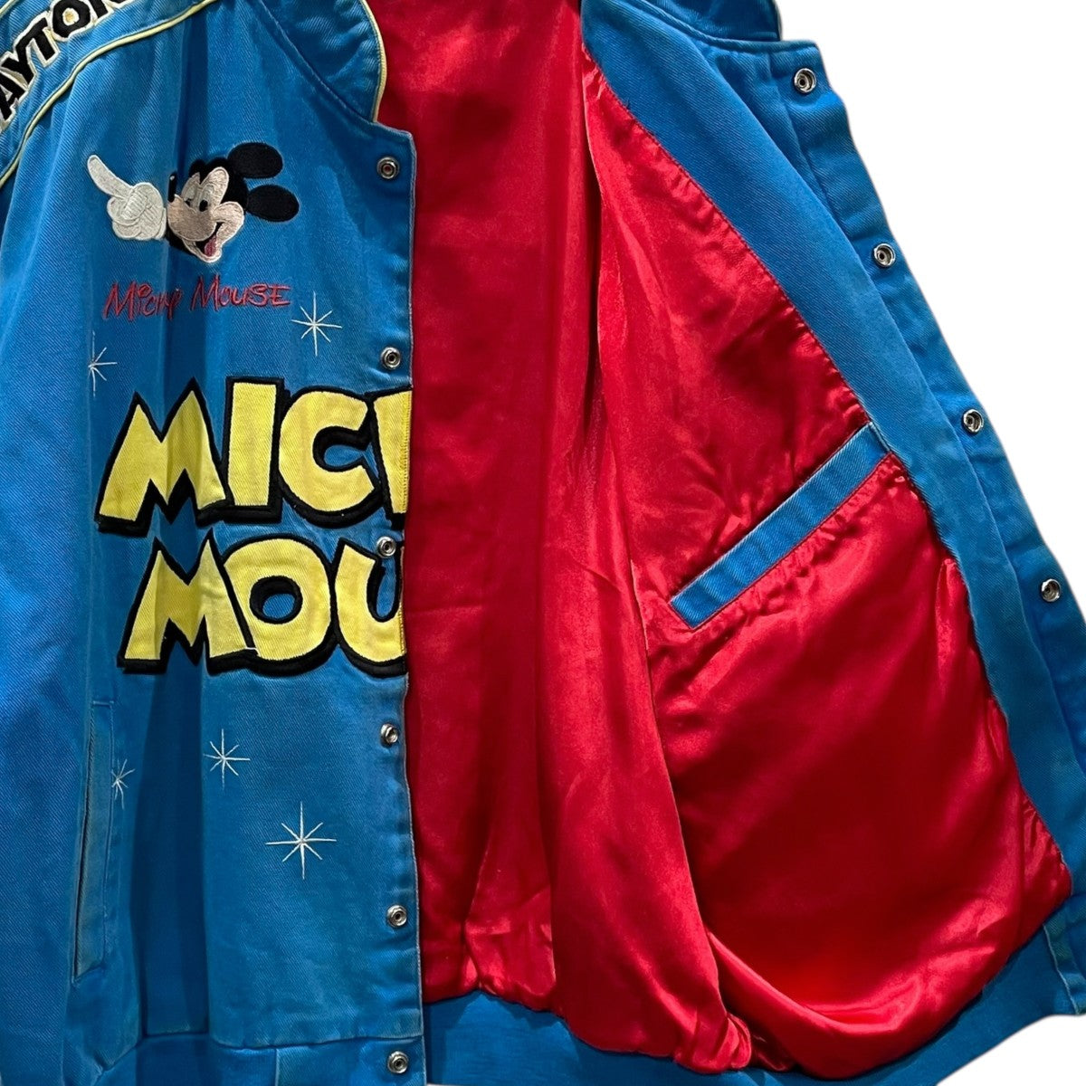 みっきーまうす刺繍レーシングジャケット