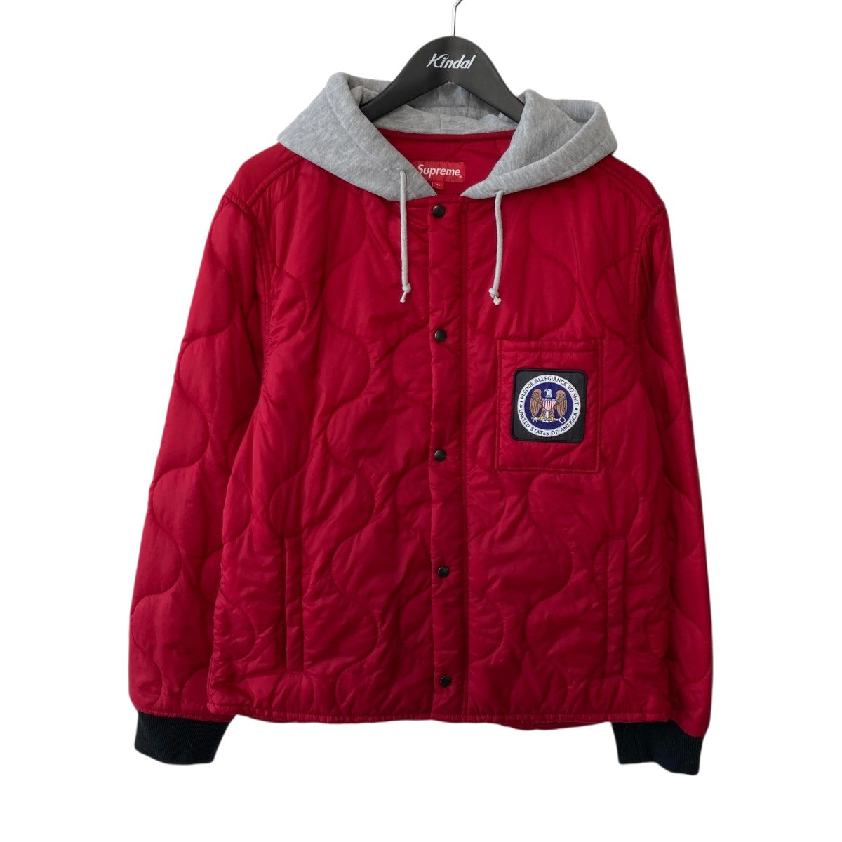 Supreme(シュプリーム) Quilted Liner Hooded Jacketジャケット レッド